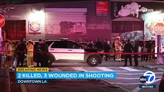 2 dead, 3 others injured at New Year's party in Downtown LA