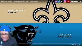 SAINTS FAN REACTS TO New Orleans Saints vs. Carolina Panthers | 2023 Week 2 Game Highlights