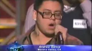 Andrew Garcia - No One *Group Performance* American Idol 9 - Hollywood Round 2