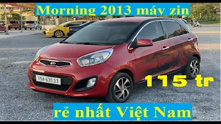 Kia Morning 2013 thanh lý giá rẻ nhất Việt Nam tại siêu thị ô tô số 1 Hải Phòng