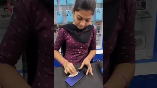 Machine Cutting Mobile Back Skin Lamination Design #short #viral  #simkisowmiya #shortsyoutubevideo