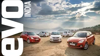 Three generations of Maruti Suzuki Swift