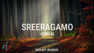 Sreeragamo Cover Song - Jithin Raj | Lyrical | Dolby | Hi Res. Audio
