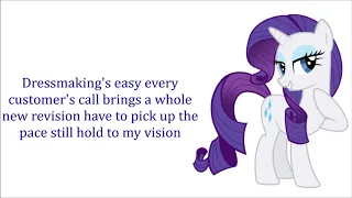 My Little Pony - Art Of The Dress + Reprise Lyrics