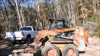 flipping a bobcat 743 broken