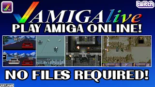 Amiga Live Project - Multiplayer FREE Amiga Retro Gaming! #amigalive #commodoreamiga #emulator