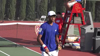 01 07 2018 Eubanks Vs Sell 25K USC men's tennis Futures Finals