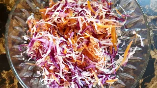 Coleslaw Recipe- vinegar coleslaw ( no mayo coleslaw)