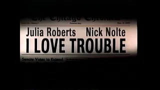 I Love Trouble trailer [VHS] 1994