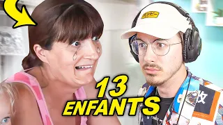 une famille nombreuse avec 13 ENFANTS ???