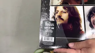 The Beatles Let It Be Vinyl unwrapping