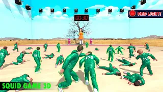 SQUID GAME x FREE FIRE 3D 🖤 Animation لعبة الحبار في فري فاير ♥️Red Light Green Light💚PrincELegenD