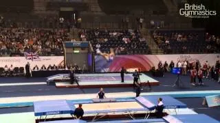 Lewis Bartlett - Trampoline - 2014 British Championships - GOLD