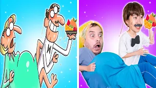 A Healthy Delivery   Cartoon Box Catch Up Parody  Hilarious Animated Memes  Funny Animation