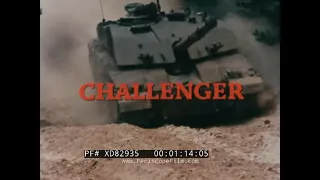 "FIREPOWER, PROTECTION, MOBILITY" 1983 BRITISH CHALLENGER TANK PROMO FILM  MAIN BATTLE TANK XD82935