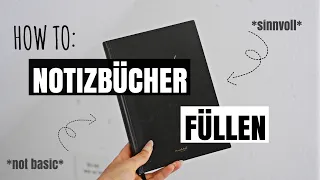 15 Wege LEERE NOTIZBÜCHER sinnvoll zu füllen📔