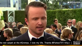 Breaking Bad's Aaron Paul on the 2013 Primetime Emmys red carpet