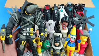 DIY unboxing NEW DRILL MAN ASSASSIN | SKIBIDI TOILET  multiverse vs  speakerman tv toys | satisfying