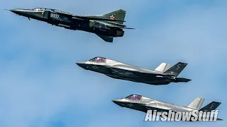 Military Jet Flight Ops and Flybys - Thunder Over Michigan 2023