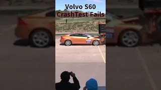 Failed Crash Test - Volvo S60!!!! #shorts #volvo #crashtest