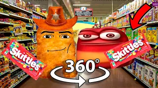 360º VR Skittles meme Gegagedigedagedagor vs oi oi oi red larva