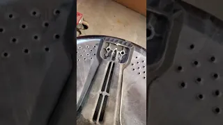 Removing stuck spider bolts on an lg tromm washing machine