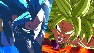 Dragon Ball FighterZ - Gogeta vs Broly (Super) Dramatic Finish (English) @ 1440p ✔