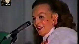 María Félix en el museo de la ciudad, Valencia, España 1994