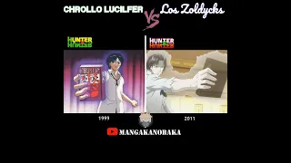 Chrollo Lucilfer vs Zeno y Silva Zoldyck | Hunter x Hunter 1999 vs 2011 | #Shorts