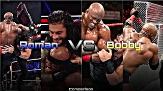 😈Roman Reigns vs Bobby lashley🥵 #shorts #wwe #comparison #romanreigns #bobbylashley