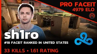 sh1ro Cloud9 PLAYS FACEIT🔥 (MIRAGE) FACEIT LVL 10 / CSGO POV / Sep 7, 2023