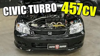 SAUDADE dos 457 CV desse M-O-N-S-T-R-O! HONDA CIVIC TURBO COUPE (Projeto Completo em Minutos)