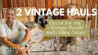 Gorgeous Antique & Vintage Thrift Haul, Not 1 But 2! To Resell In My Antique Booth & Online Shops!!