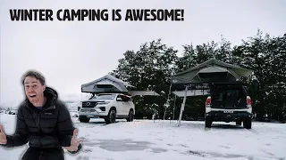 Camping in the snow on Arthurs Pass! Winter in the South, Part 1 - New Zealand winter road trip