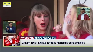Awesome, Awful or Awkward: Taylor Swift & Brittany Mahomes' dance moves | Get Up