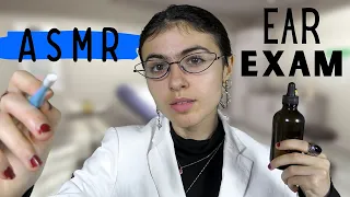 ASMR || intense ear cleaning & ear exam (3dio mic)