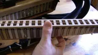 How to fix a sticking reed tongue on an accordion