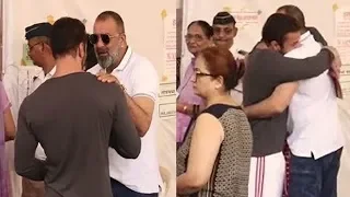 Salman's Brother Sohail Khan Hugs Sanjay Dutt | Lok Sabha Elections 2019