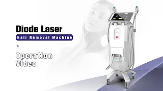 Diode Laser Hair Removal Machine Operation Video