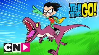 Малки титани: В готовност! | Динозаври за домашни любимци | Cartoon Network