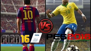 FIFA 16  VS  PES 16 | Traile  Gameplay  (PC - PS4 - Xbox One - PS3 - Xbox 360)