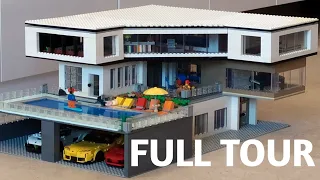 LEGO Modern House MOC (Full Tour)