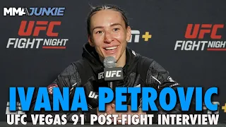 Ivana Petrovic 'Not So Happy' With Win But Opponent 'Didn't Want to Be There' | UFC on ESPN 55