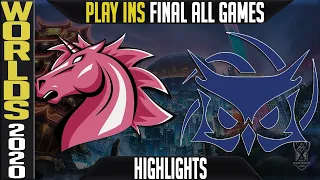 UOL vs SUP Highlights ALL GAMES | Worlds 2020 Play Ins Final | Unicorns of Love vs SuperMassive