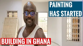 BUILDING IN GHANA | PAINTING HAS STARTED