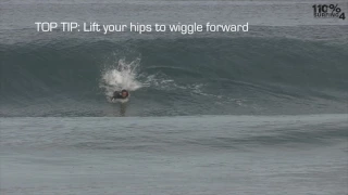 10 Surf Tips in 10 days -  Wiggle Paddle 1/10 - From 110% Surfing Techniques Volume 4.