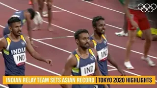 Indian Men's 4x400m Relay 🏃🏃Heat's 2 || India sets new aisan record2021🇮🇳🇮🇳 || Tokyo Olympic 2020