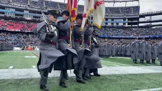 Army March-On | 124th Army-Navy Game | December 9, 2023 | Gillette Stadium