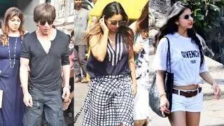 Shahrukh Khan 52nd Birthday - Suhana Khan, Gauri Khan, AbRam Leaves For Alibag