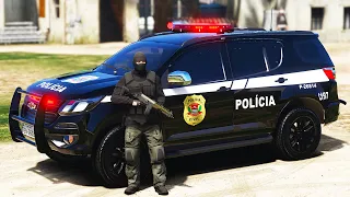 OPERAÇÃO POLICIAL COMBATE ao TRÁFICO PCSP | GTA 5 VIDA POLICIAL